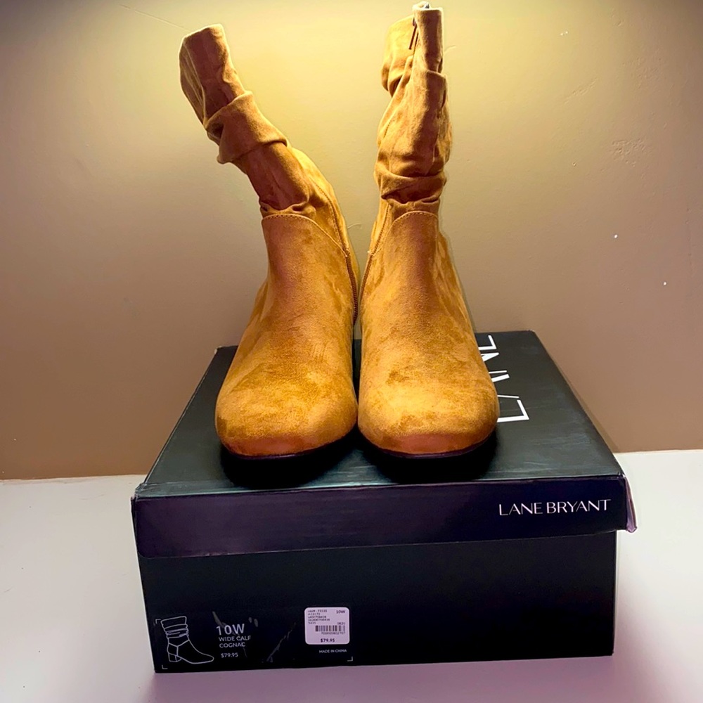 Lane Bryant wide calf slouch boot